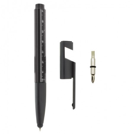 Stylo noir multifonction