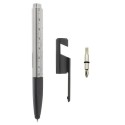 Stylo multifonction argenté