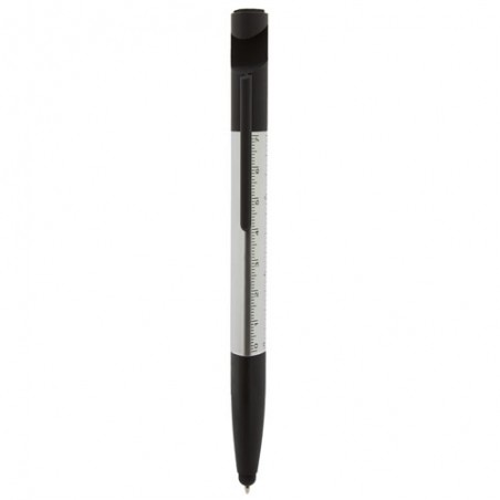 Stylo multifonction argenté
