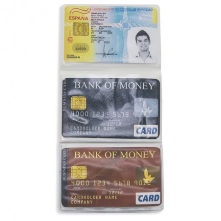Porte-cartes triple