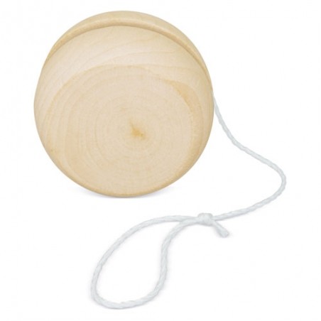 Yo-yo en Bois Naturel Détail Classique et Écologique pour Événements Spéciaux