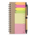 Bloc-notes avec des autocollants
