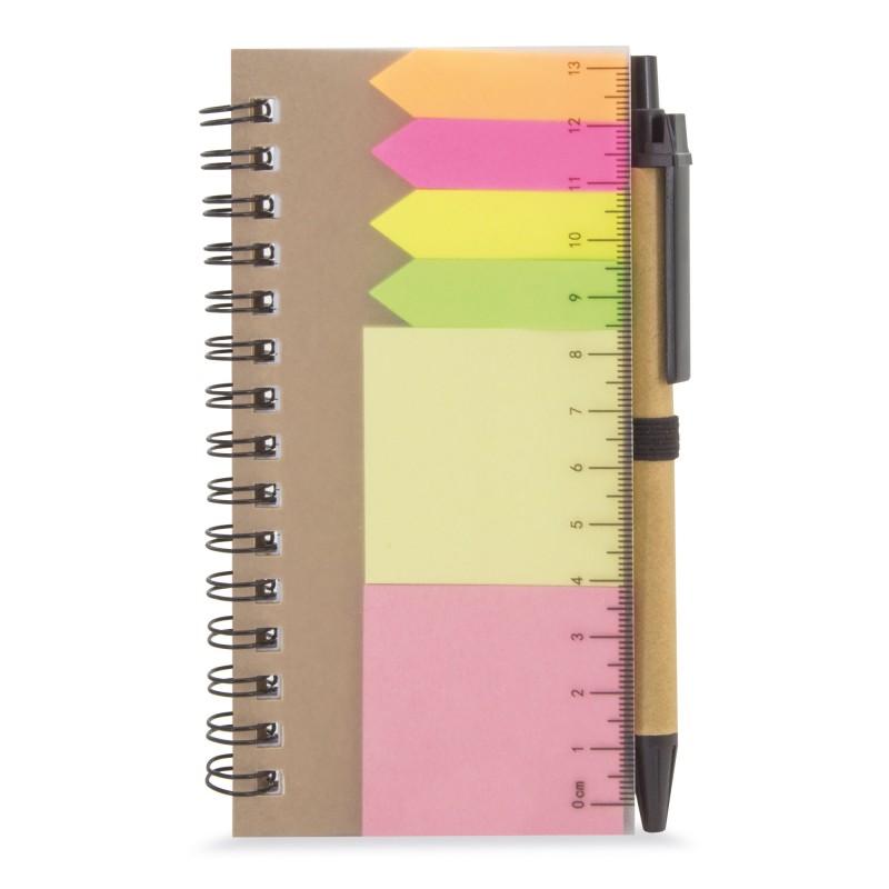 Bloc-notes avec des autocollants