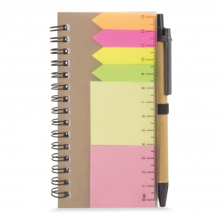 Bloc-notes avec des autocollants