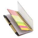Bloc-notes avec des autocollants