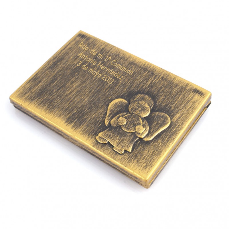 Peigne miroir ange doré Peigne miroir ange doré