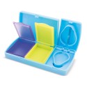 Pillulier de Voyage Compact Multicolore Organisateur Pratique et Sûr