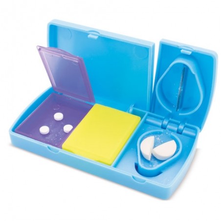 Pillulier de Voyage Compact Multicolore Organisateur Pratique et Sûr