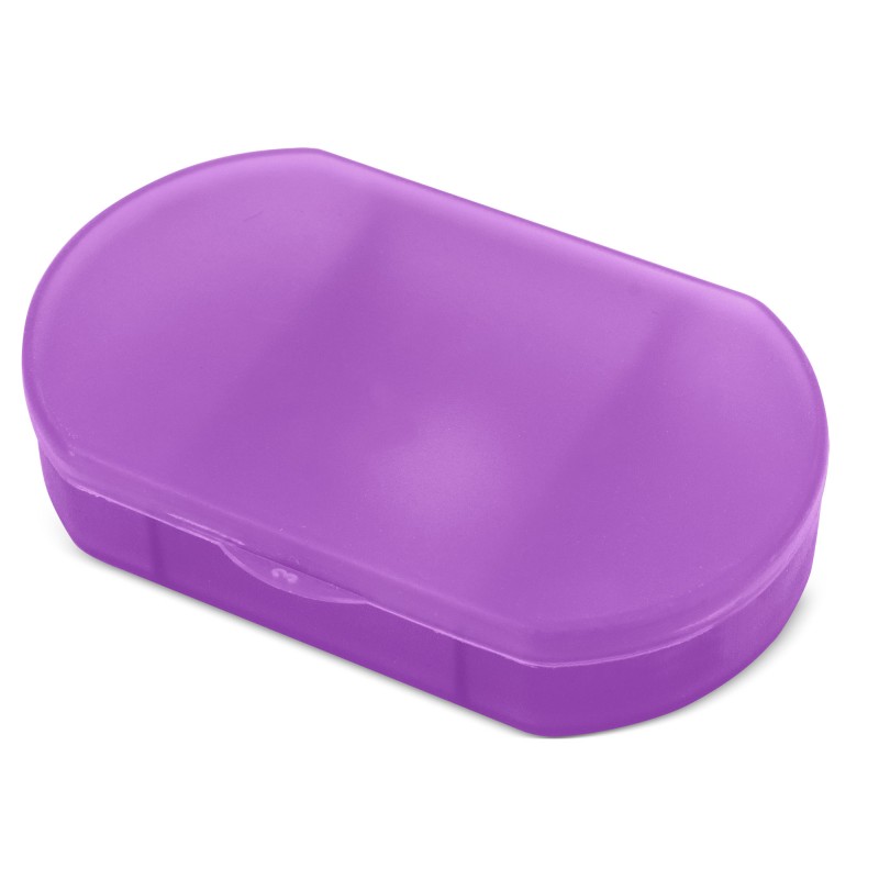 Pillulier de poche lilas
