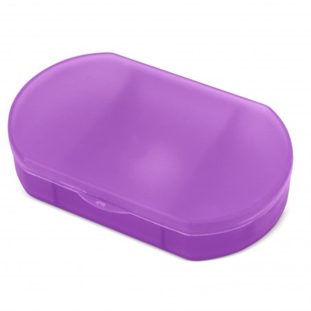 Pillulier de poche lilas