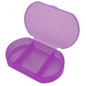 Pillulier de poche lilas