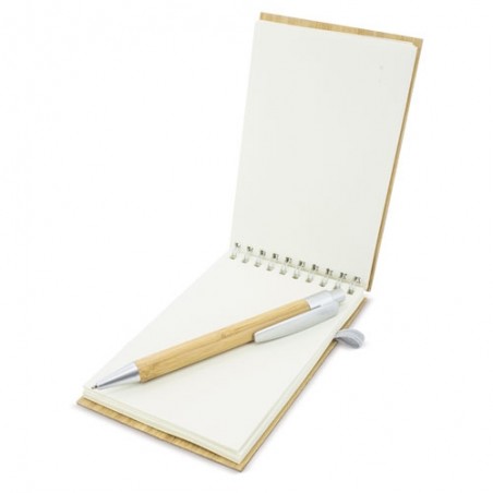 Tampon bambou avec stylo nature