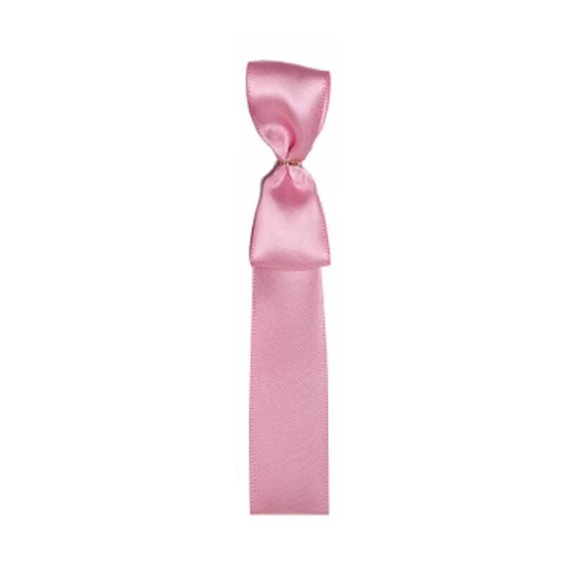 Ruban satin double face rose