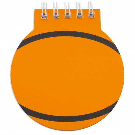 Carnet en forme de ballon de basket