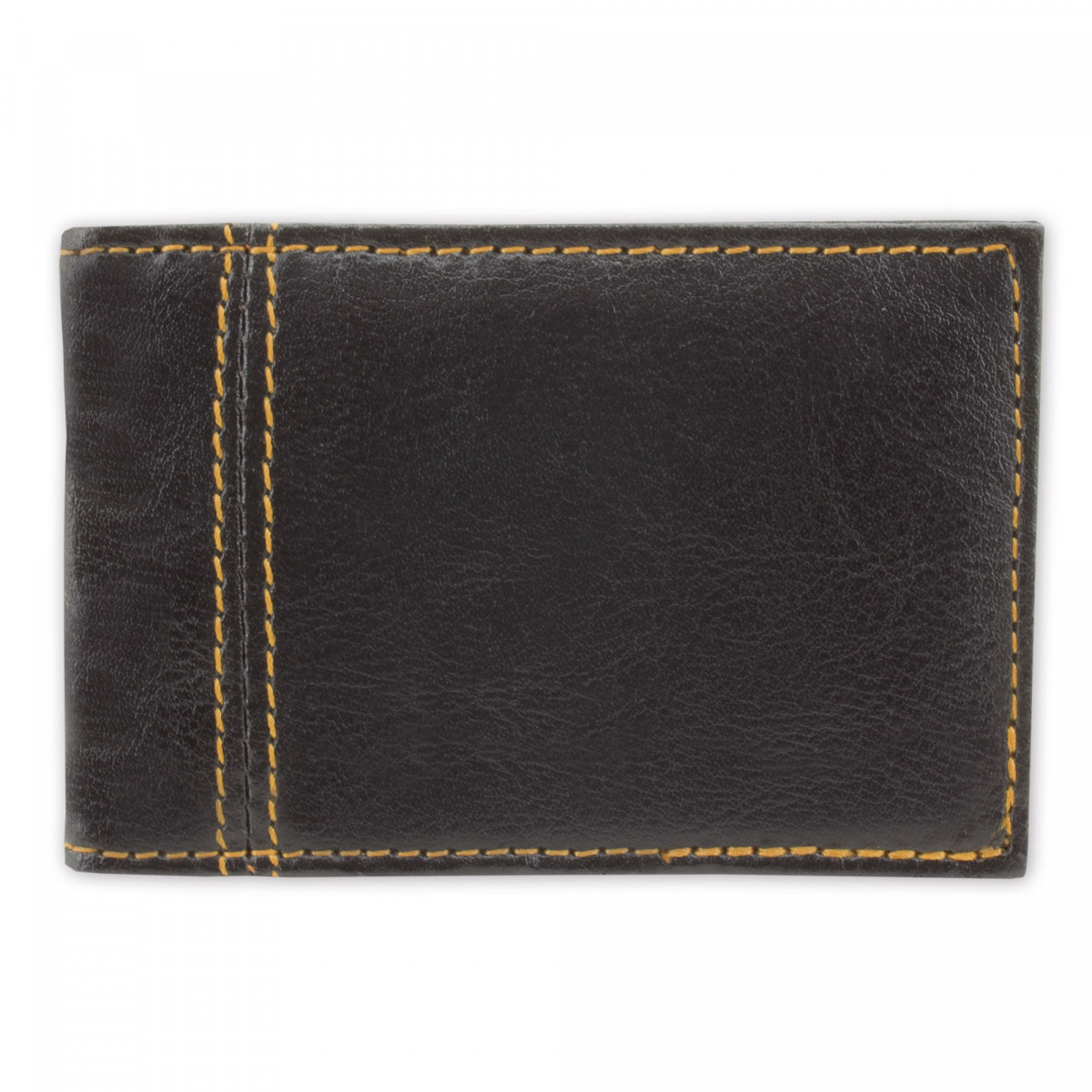 Porte-cartes en simili cuir noir au design élégant et pratique