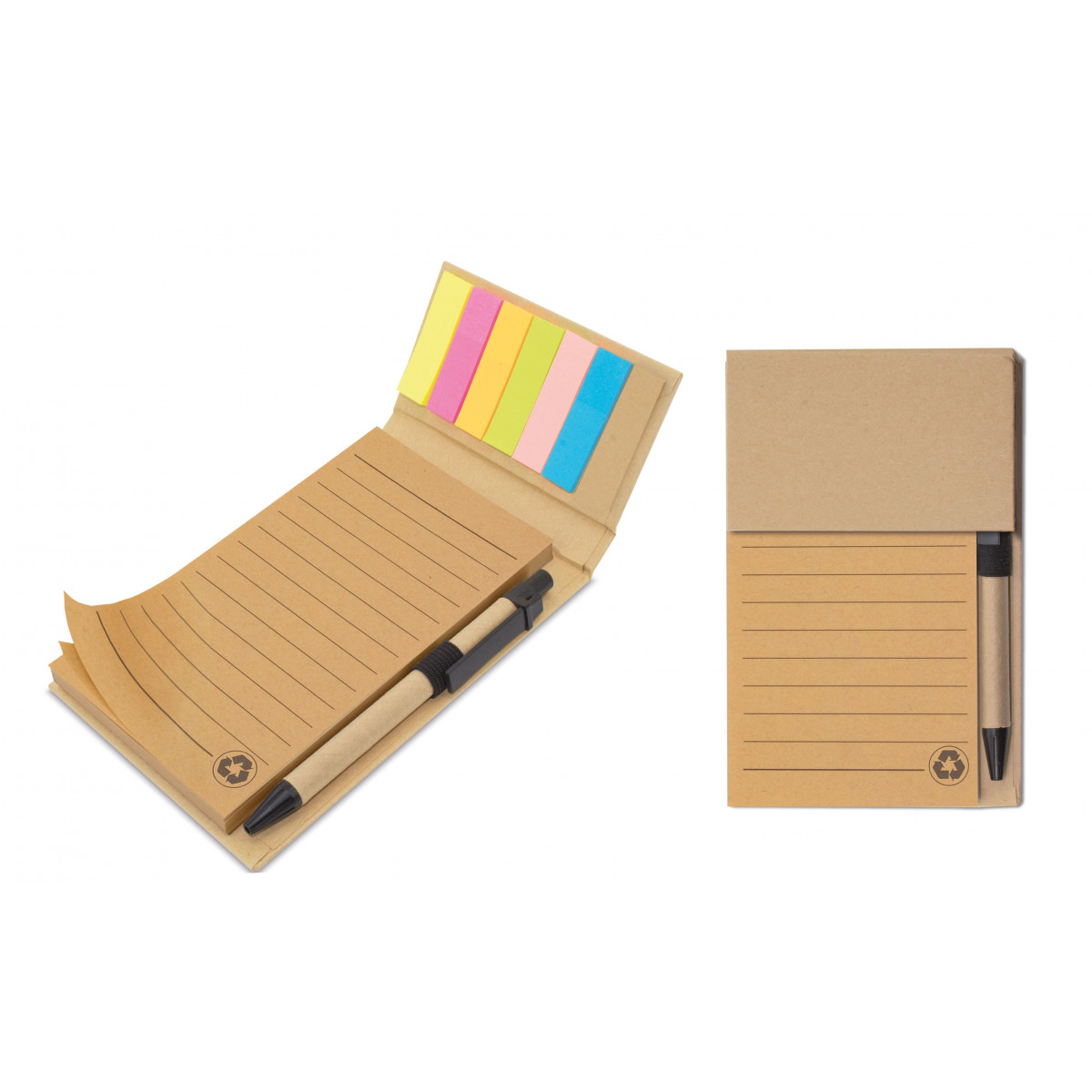 Cahier de marqueur avec stylo de bureau Ecolife