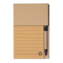 Cahier de marqueur avec stylo de bureau Ecolife