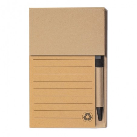 Cahier de marqueur avec stylo de bureau Ecolife