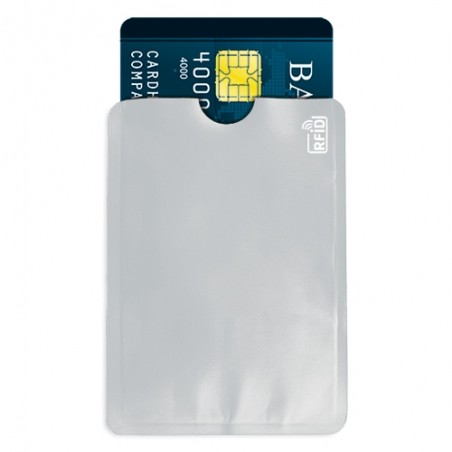 Porte-cartes en aluminium protection