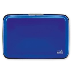 Porte-cartes accordéon en aluminium Az