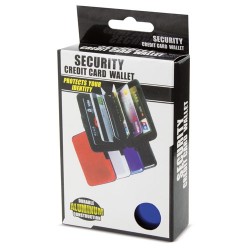 Porte-cartes accordéon en aluminium Az