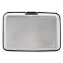 Porte-cartes accordéon en aluminium pt