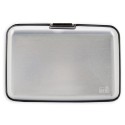 Porte-cartes accordéon en aluminium pt