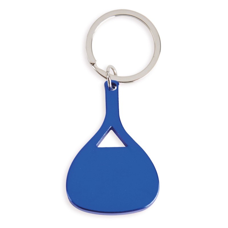 Porte-clés en Aluminium en Forme de Raquette de Padel Léger et Original