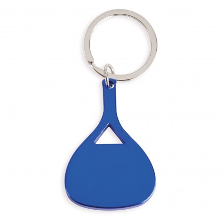 Porte-clés en Aluminium en Forme de Raquette de Padel Léger et Original