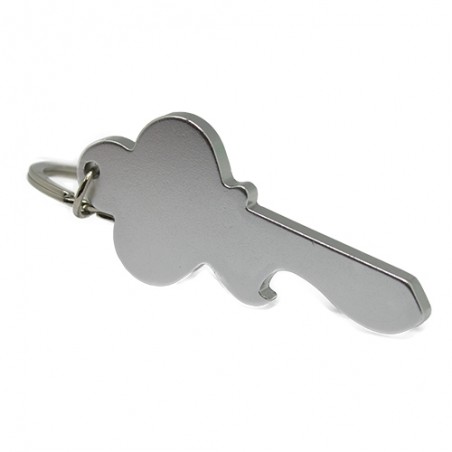 Porte clés en aluminium clé en argent