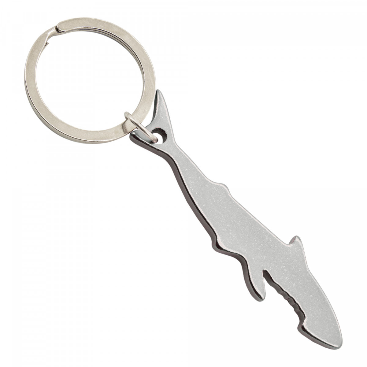 Porte clés en aluminium requin tiburon