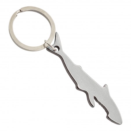 Porte-clés en aluminium Requin Tiburon