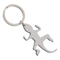 Porte-clés lézard en aluminium