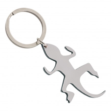 Porte-clés lézard en aluminium
