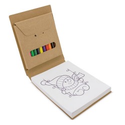 Livre De Coloriage Avec Boîte 12 Couleurs Pintur