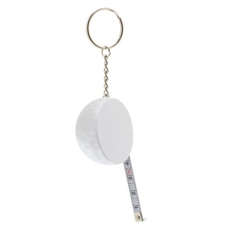Porte clés avec mètre balle de golf