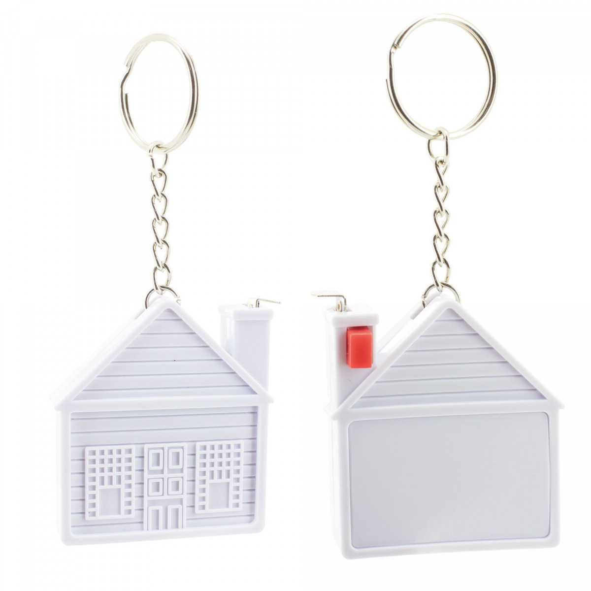 Porte-clés maison avec mètre