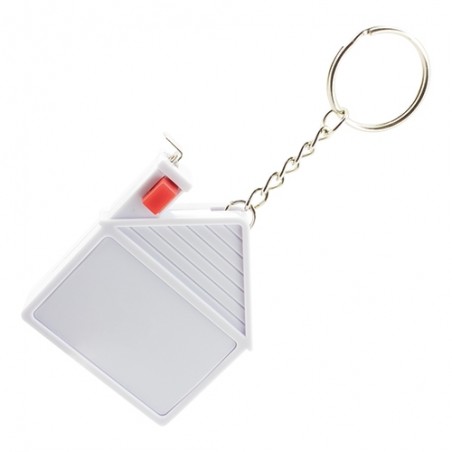 Porte-clés maison avec mètre