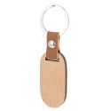 Porte-clés en Bois et Similicuir Un Détail Élégant et Naturel