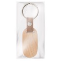 Porte-clés en Bois et Similicuir Un Détail Élégant et Naturel
