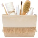 Nécessaire en jute et toile avec franges : Un cadeau élégant et fonctionnel