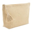 Trousse maquillage en jute