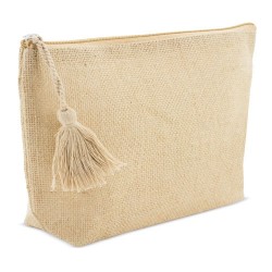Trousse Maquillage en Jute