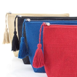 Trousse Maquillage en Jute