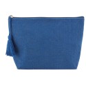 Trousse de toilette à pampilles en jute laminé