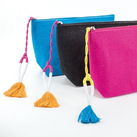 Nécessaire en jute laminé lipy