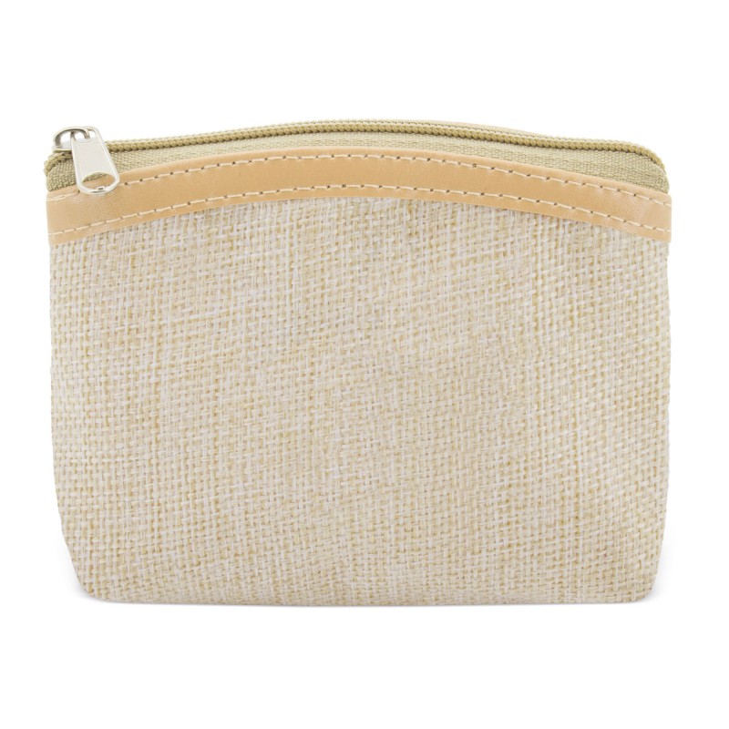 Porte-monnaie beige