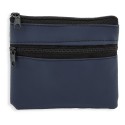 Portefeuille double zippé Lauren