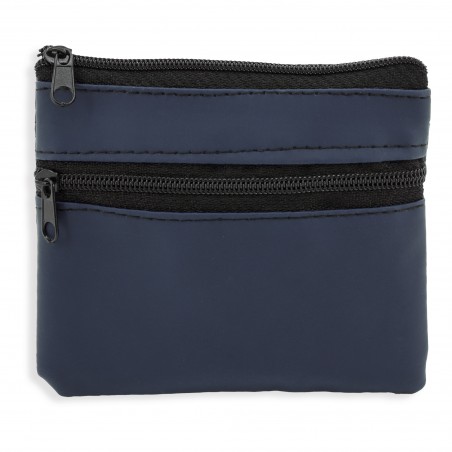 Lauren double zipper purse