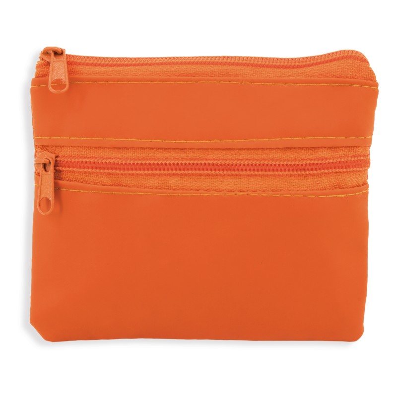 Lauren double zipper purse